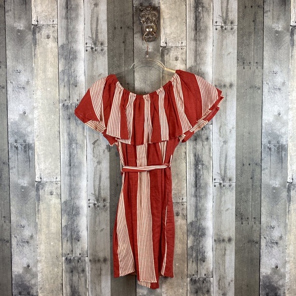 NWT Faithful The Brand Amalfi Dress in Picnic Stripe Pint Size Small. - Picture 3 of 16